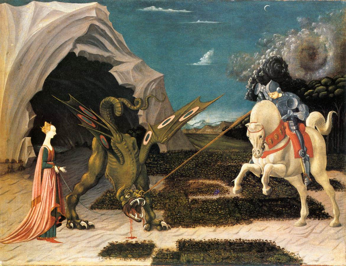 UCCELLO, Paolo St. George and the Dragon at
